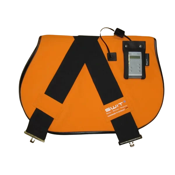 SWIT® Balance Satteldecke Light mit integriertem Neurobalance-System – leichte Satteldecke für Mobilität und Stressreduktion.